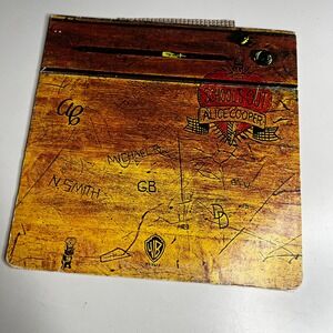 Alice Cooper School's Out Vinyl LP 1972 Warner Bros 2623 Desk Cover Early Press